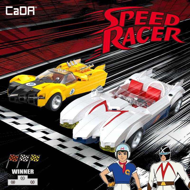 CaDA Bricks 1:24 Speed Racer C55087W C55088W – Doublee_CaDA