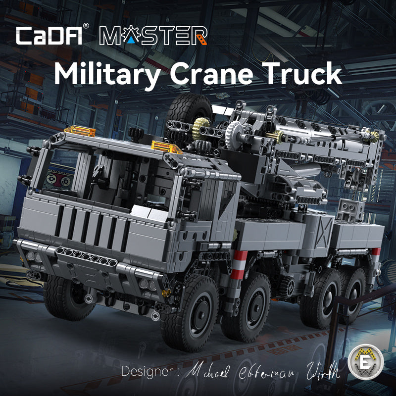 CaDA Master Military Crane Truck C61507W Doublee_CaDA Doublee_CaDA