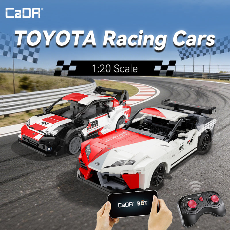CaDA 1:20 TOYOTA Racing Cars C51096W C51098W – Doublee_CaDA