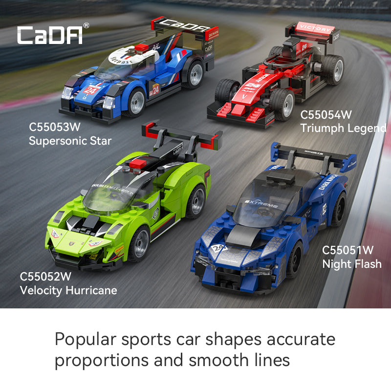 Brick CaDA 1:24 Sports Cars C55051W-C55054W CaDA Doublee_CaDA