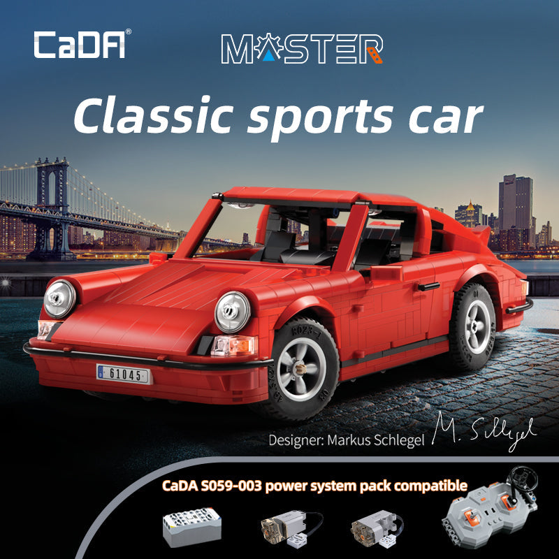 Brick CaDA Classic Sports Car C61045W CaDA Doublee_CaDA