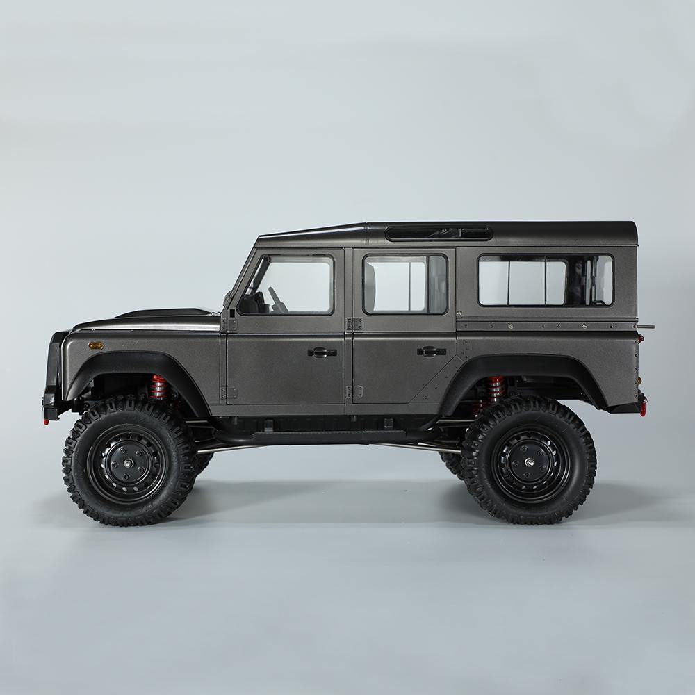 Land Rover Defender Wagon Silver Black | E102-003 - Doublee_CaDA