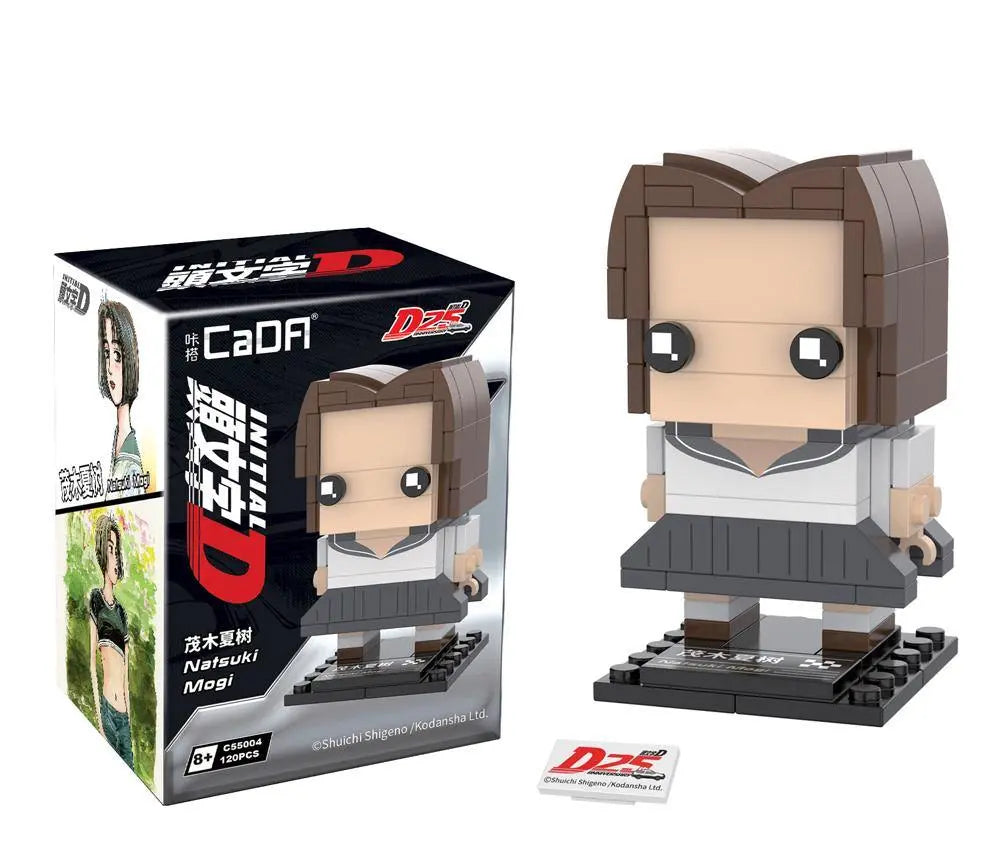 Brick Initial-D Charactors Brickheads | CaDA C55001-C55005w CaDA Doublee_CaDA