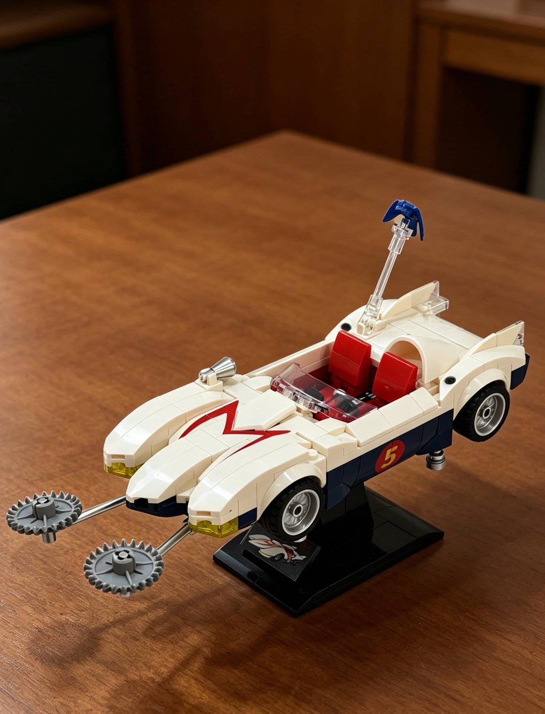 CaDA Speed Racer Mach 5 & Racer X Car: Built for True Racing and Brick Collectors