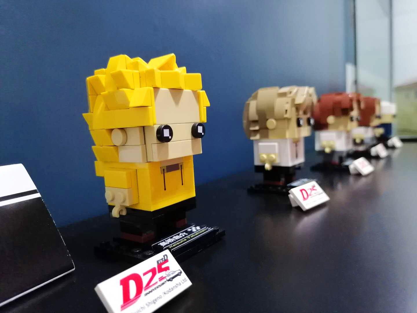 The Initial D cast: Now Available as BrickHead Models