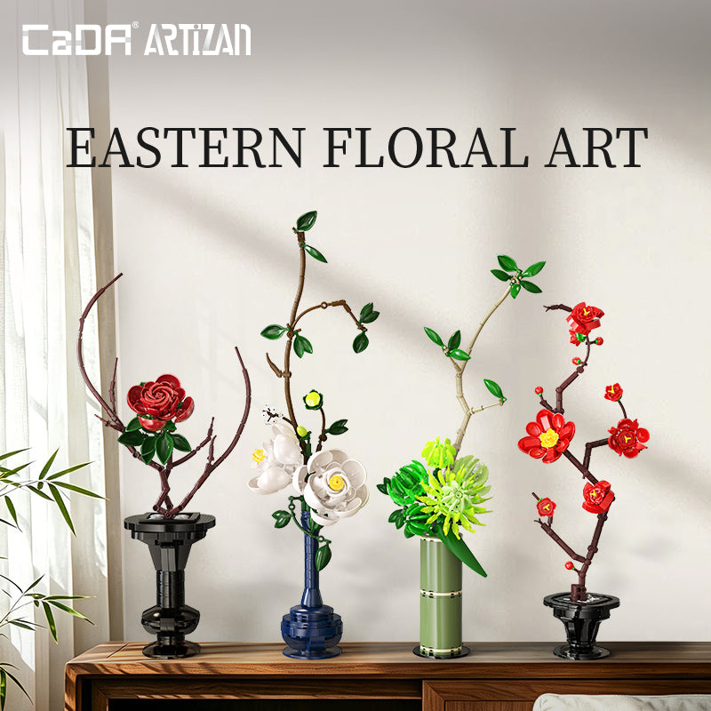 Brick CaDA ARTIZAN EASTERN FLORAL ART C59034W CaDA Doublee_CaDA