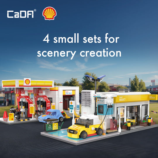 Brick CaDA Shell Retail Station C66028W Doublee_CaDA Doublee_CaDA