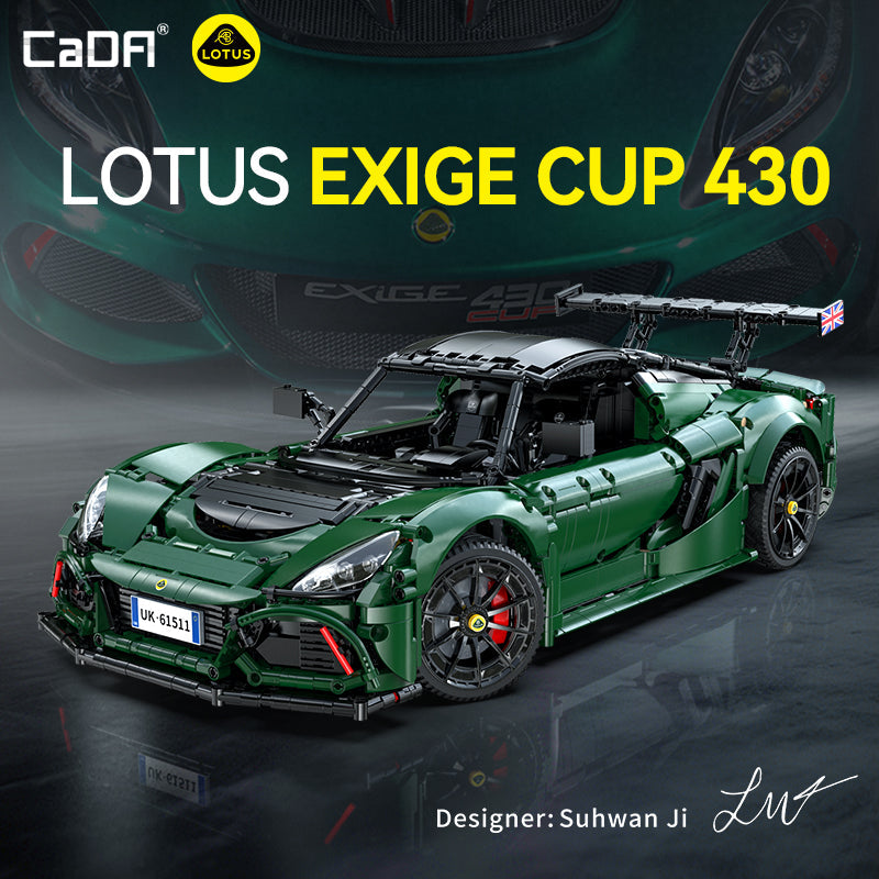 Brick CaDA 1:8 Lotus Cars Exige Cup 430 1:8 Technic C61511W CaDA Doublee_CaDA