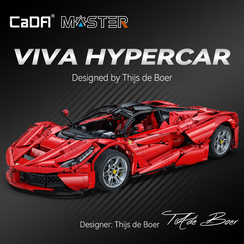 Brick CaDA Master 1:8 Viva Hypercar C61505W Doublee_CaDA Doublee_CaDA