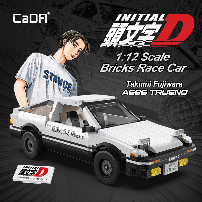 Brick CaDA Initial D 1:12 Toyota Trueno AE86 C61024W CaDA Doublee_CaDA