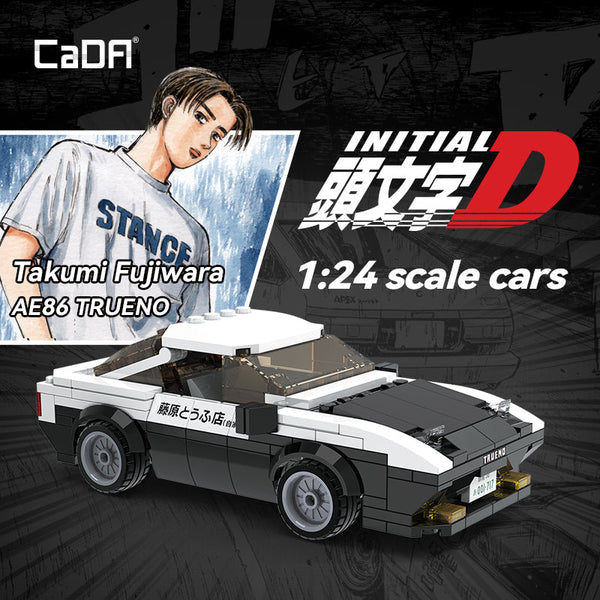 1:24 Toyota Trueno AE86 C55014W - Initial D | DoubleE CaDA