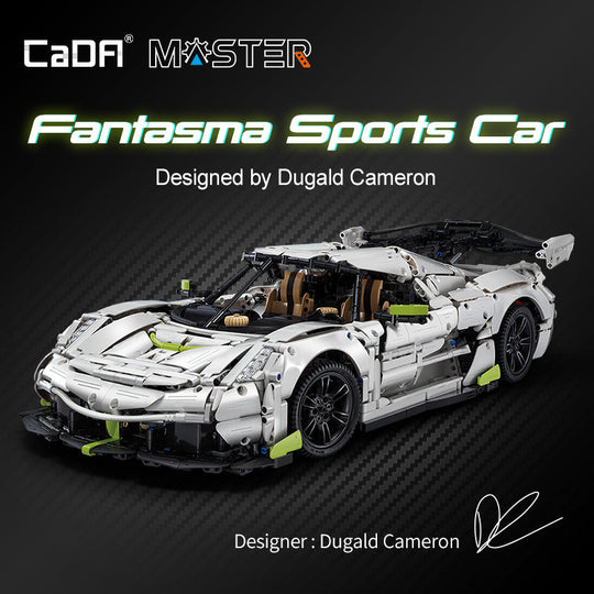 Brick CaDA Master 1:8 Fantasma Sports Car C61048W CaDA Doublee_CaDA
