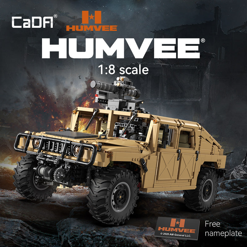 Brick HUMVEE Vehicle C61036W CaDA Doublee_CaDA