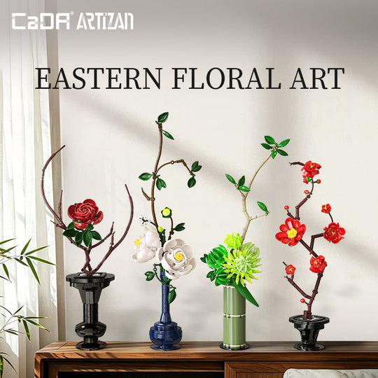 Brick CaDA ARTIZAN EASTERN FLORAL ART C59036W CaDA Doublee_CaDA