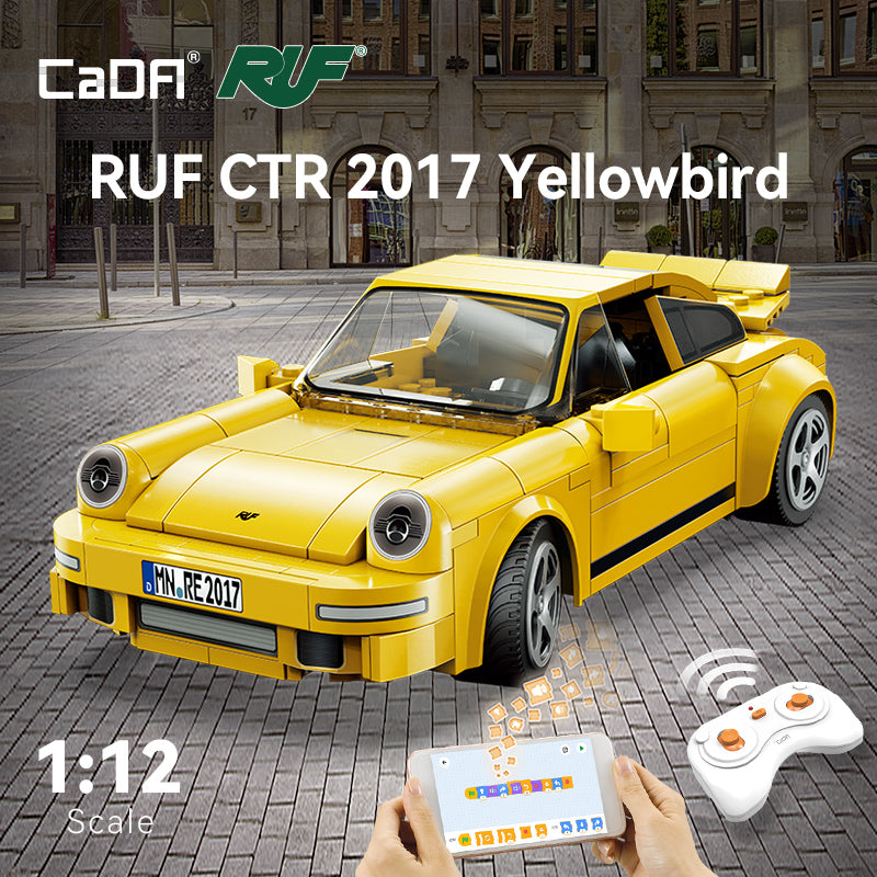 CaDA C51079W – RUF CTR 2017 Yellowbird | 1:20 schaal | 305 Onderdelen