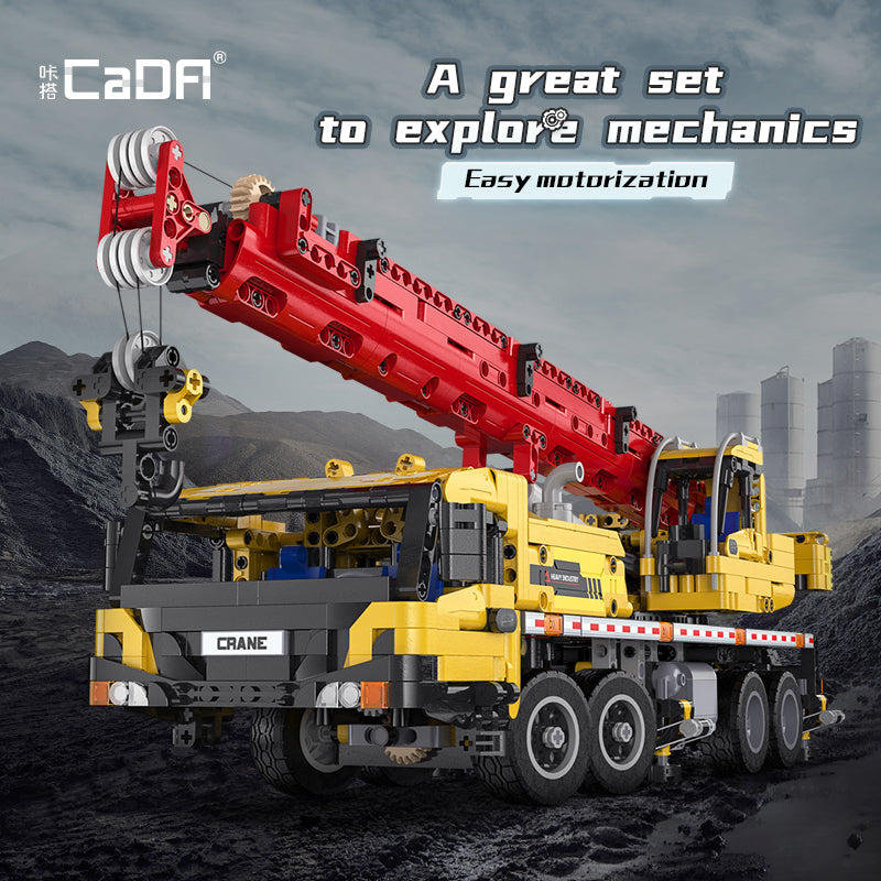 Brick Remote Control Crane Truck C61081W CaDA Doublee_CaDA