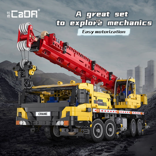 Brick Remote Control Crane Truck C61081W CaDA Doublee_CaDA