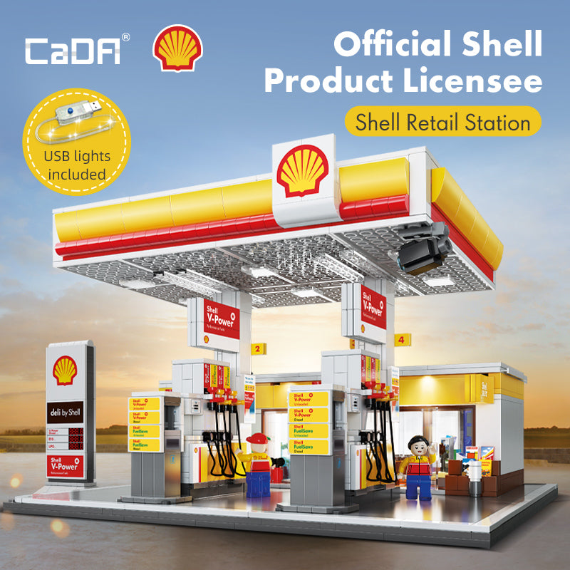 Brick CaDA Shell Retail Station C66026W Doublee_CaDA Doublee_CaDA