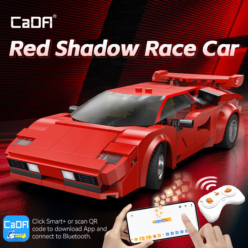 Brick CaDA Red Shadow Race Car C51085W Doublee_CaDA Doublee_CaDA
