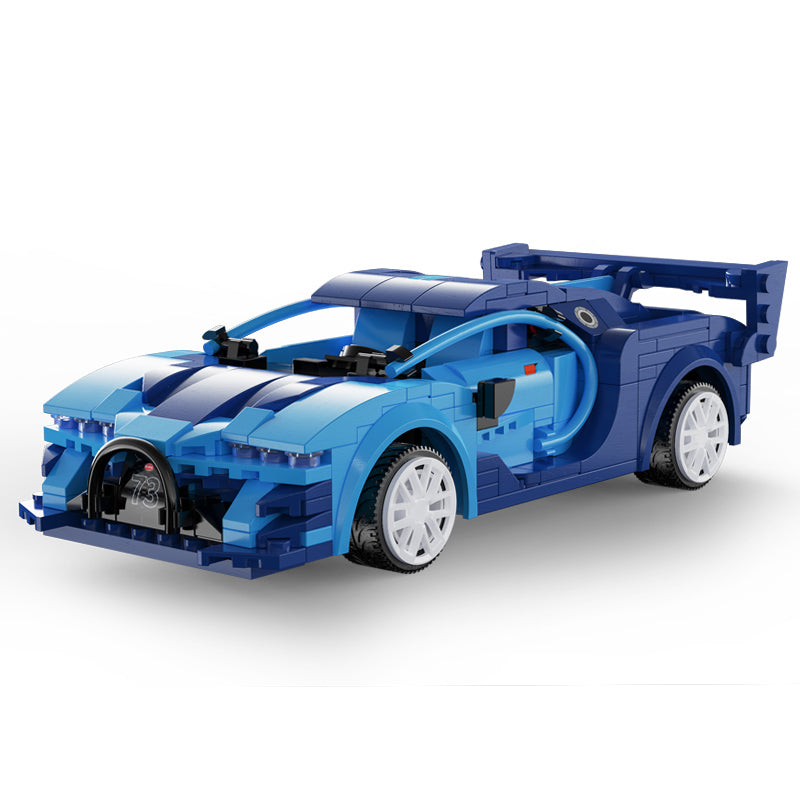 Brick CaDA Blue Race Car C51073W Doublee_CaDA Doublee_CaDA