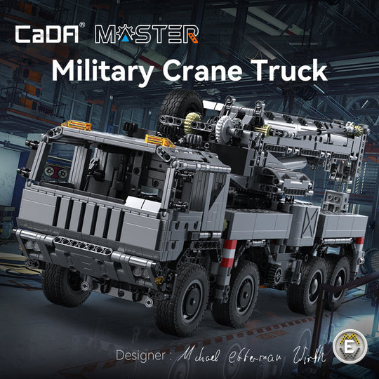 CaDA Master Military Crane Truck C61507W Doublee_CaDA Doublee_CaDA