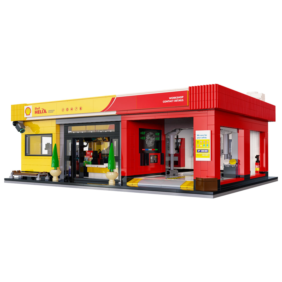 CaDA Bricks Shell Service Station C66025W