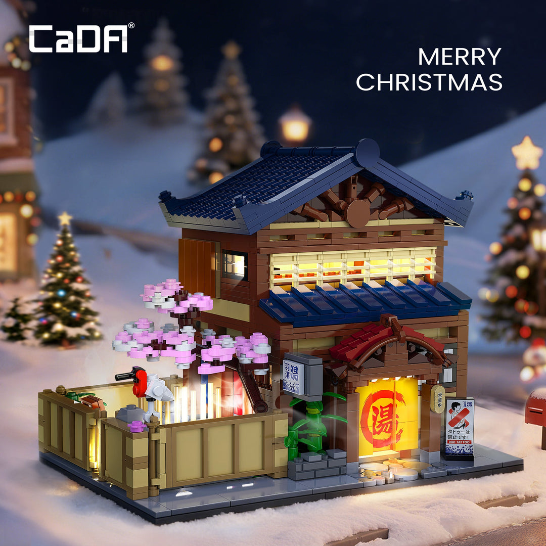 Brick CaDA Buildings Japanese Sento C66012W CaDA Doublee_CaDA