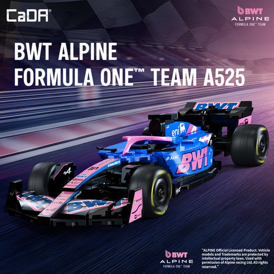 Brick CaDA 1:24 BWT ALPINE FORMULA ONE TEAM™️ A525 C55024W CaDA Doublee_CaDA