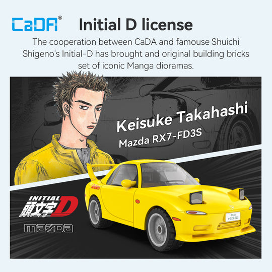 Brick CaDA Initial D 1:35 Series C55016W-C55018W CaDA Doublee_CaDA