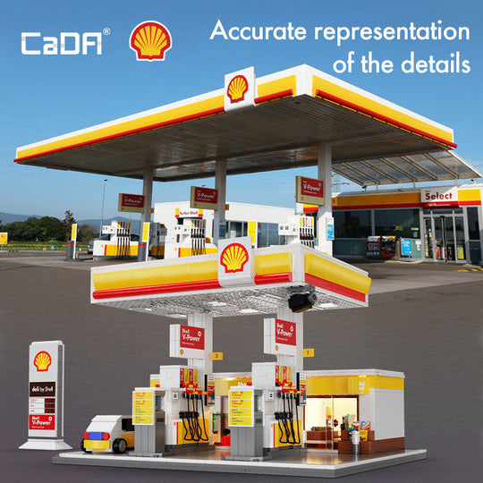 Brick CaDA Shell Retail Station C66026W Doublee_CaDA Doublee_CaDA