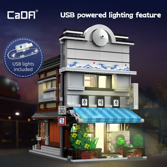 Brick CaDA Japanese Sushi Shop C66018W Doublee_CaDA Doublee_CaDA