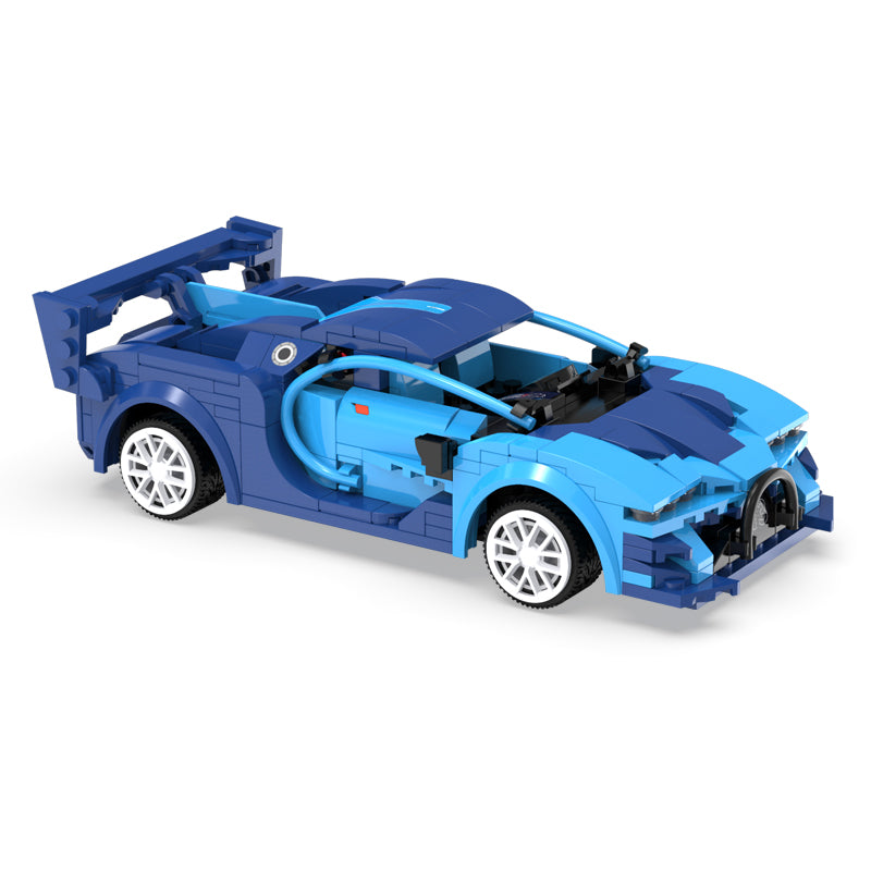Brick CaDA Blue Race Car C51073W Doublee_CaDA Doublee_CaDA