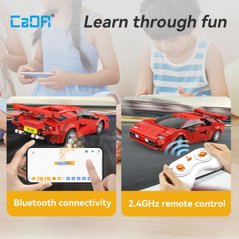 Brick CaDA Red Shadow Race Car C51085W Doublee_CaDA Doublee_CaDA
