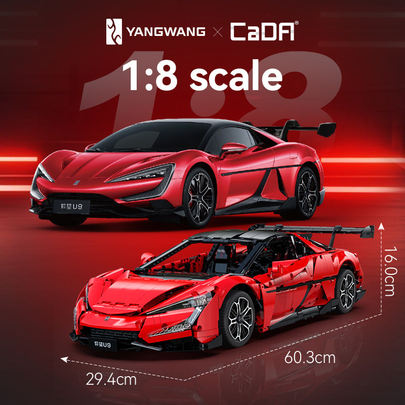 Cada C64011W 1:8 YangWang U9 Supercar
