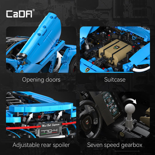 Brick CaDA Master 1: 8 Supercar 770-4 C61041W CaDA Doublee_CaDA