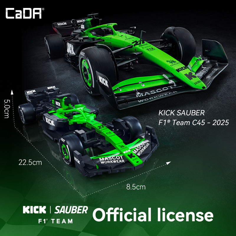 Brick CaDA 1:24 KICK SAUBER F1 Team C45 C55082W CaDA Doublee_CaDA