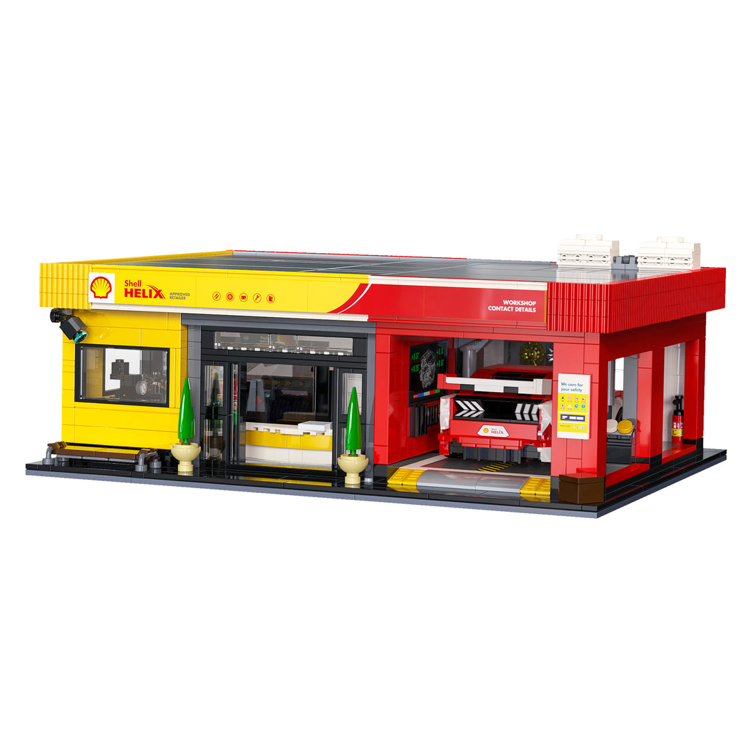 CaDA Bricks Shell Service Station C66025W