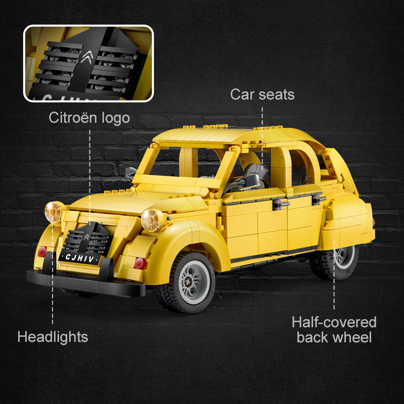 Brick CaDA bricks 1:12 Citroen 2CV | C61026W CaDA Doublee_CaDA
