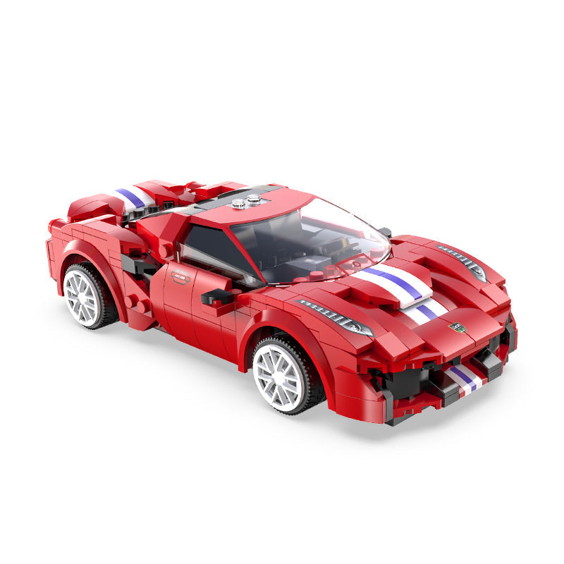 Brick CaDA Red Race Car C51072W Doublee_CaDA Doublee_CaDA