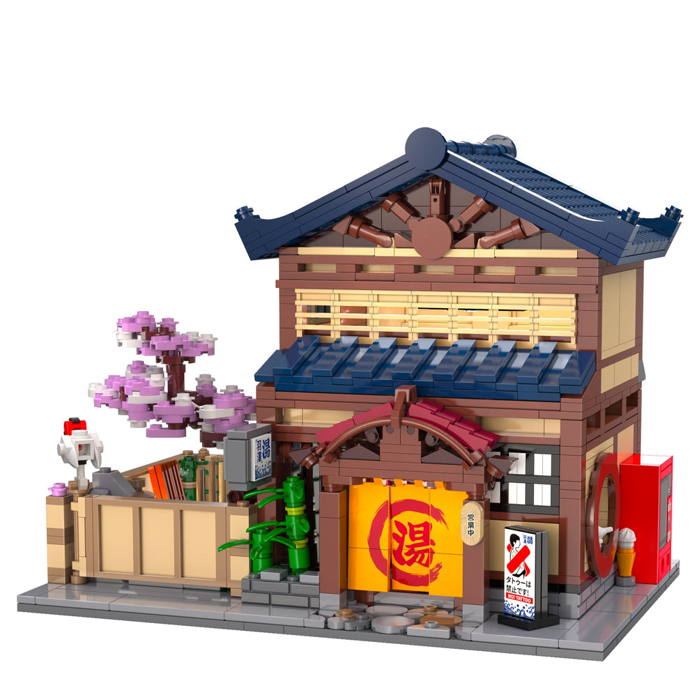 Brick CaDA Buildings Japanese Sento C66012W CaDA Doublee_CaDA