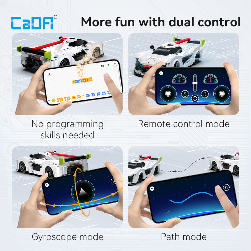 Brick CaDA RC/APP 1:20 Pininfarina-H2 Speed C51090W Doublee_CaDA Doublee_CaDA