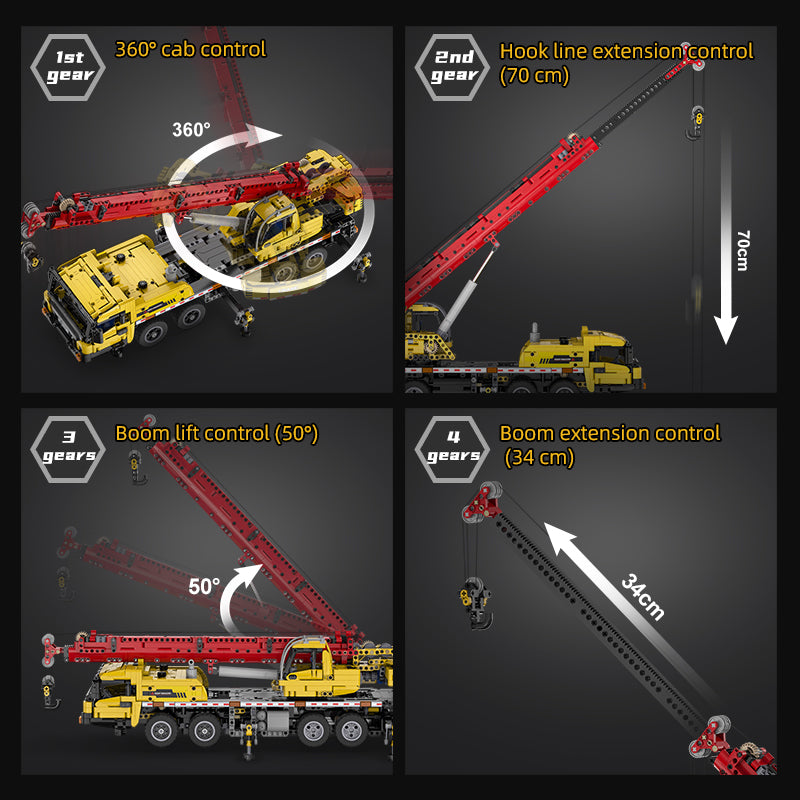 Brick Remote Control Crane Truck C61081W CaDA Doublee_CaDA