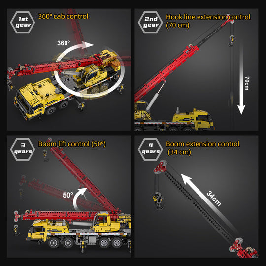 Brick Remote Control Crane Truck C61081W CaDA Doublee_CaDA