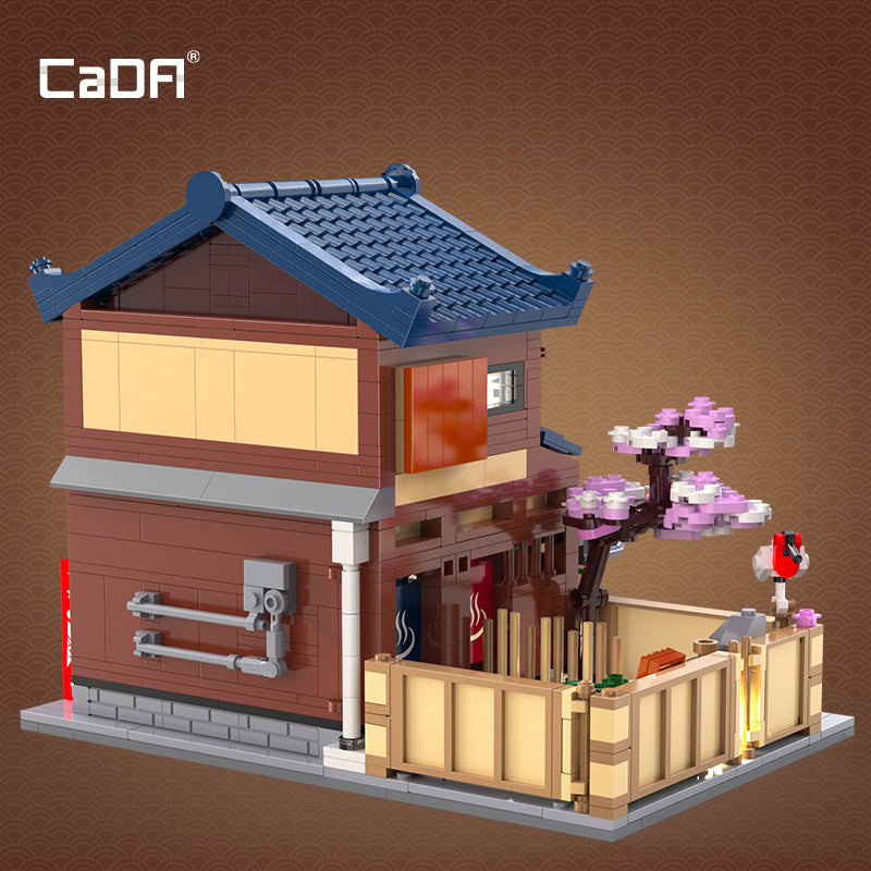Brick CaDA Buildings Japanese Sento C66012W CaDA Doublee_CaDA