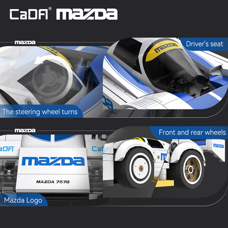CaDA 1:24 MAZDA 787B (#18) 1991  C55029W Doublee_CaDA Doublee_CaDA