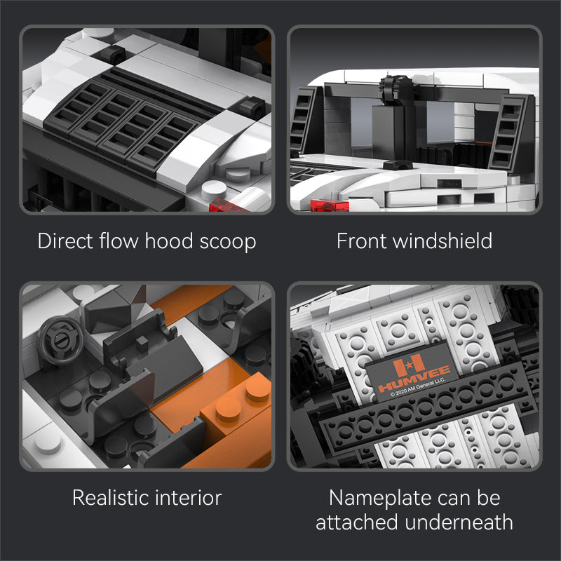 Brick Cada 1:24 HUMVEE C-SERIES C55022W CaDA Doublee_CaDA