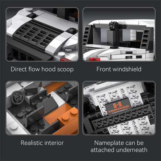 Brick Cada 1:24 HUMVEE C-SERIES C55022W CaDA Doublee_CaDA
