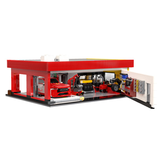 CaDA Bricks Shell Service Station C66025W