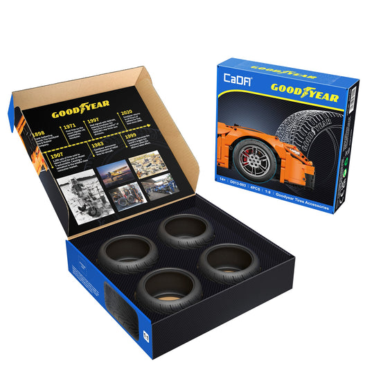 Brick parts CaDA Goodyear Tires Accessories | D013 & D014 CaDA Doublee_CaDA