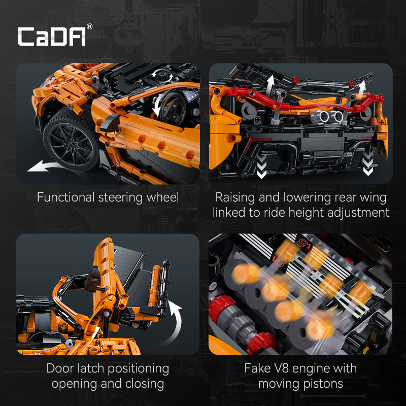 Brick CaDA Bricks 1: 10 Assassin XR 3617PCS C61513W CaDA Doublee_CaDA